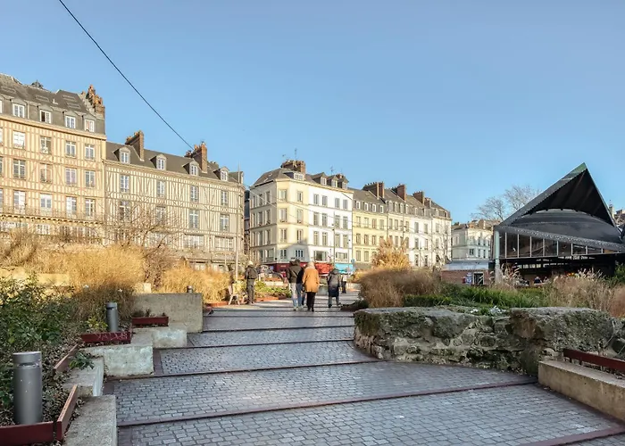 Nahiba Votre F2 Avec Vue Sur Vieux-marche Rouen